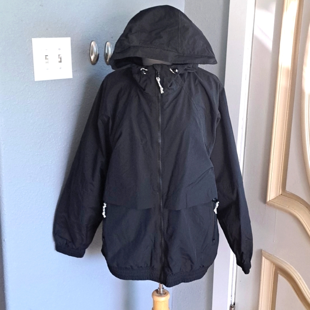 Old Navy Black Hooded Jacket